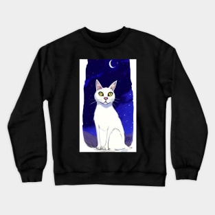 Haku with the moon Crewneck Sweatshirt